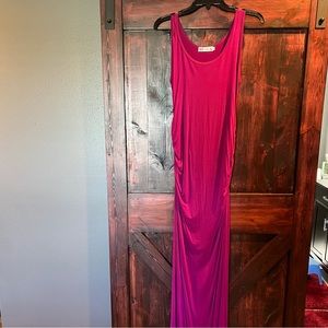 Maternity maxi dress